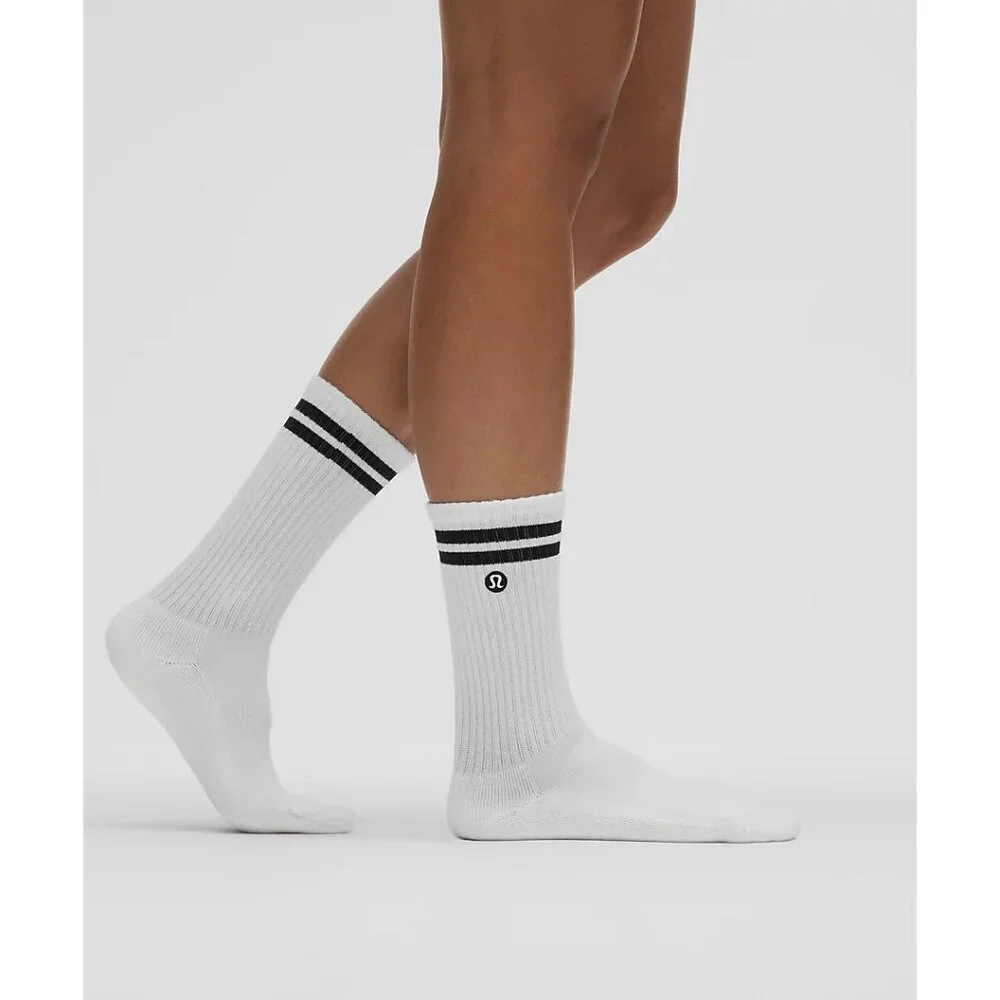 Daily Essential Socks - White/Black - Picture 3 of 3
